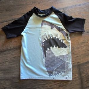Boys Shark Rashguard size 7/8